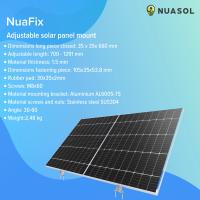 Nuasol Soporte elevado para módulos solares Balcón Cubierta plana Fachada FV - details 11