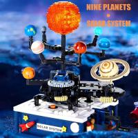 Bloques De Construcción Del Sistema Solar Espacial Con Luz Y 9 Planetas Set De Rocket Exploración Educativa Regalos Para Niños Y Niñas - details 4