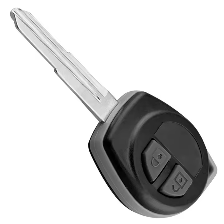 Ociodual Carcasa Llave de Mando 2 Botones Compatible con Suzuki Vitara Swift Ignis SX4 Liana Alto, Funda Rígida Shell Case Cover - 1