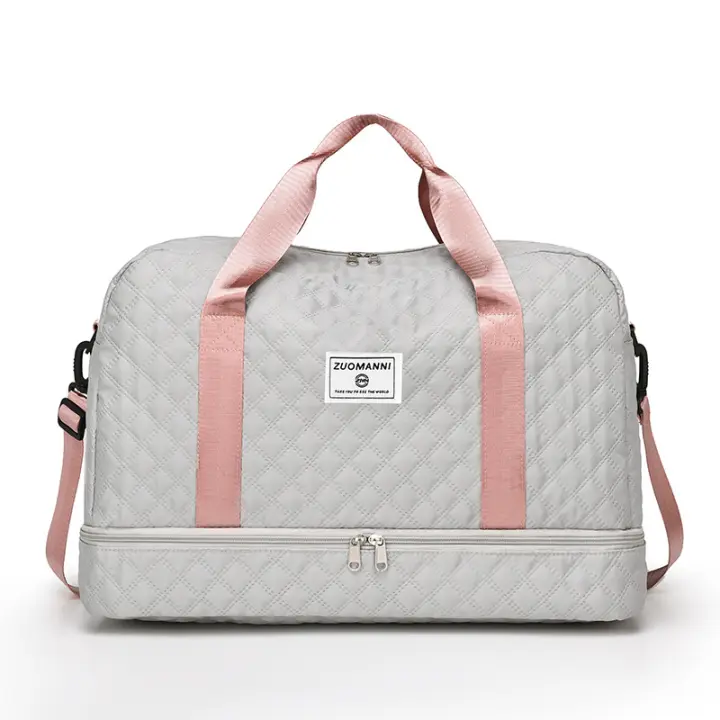 Bolso de lujo con gran capacidad - Tote versáril de hombre y crossbody con bolsos de separación Seca y húmeda y bolsos laterales Duales para Viajes y Gimnasio SSITO - 1