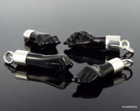 Amuletsshop - Colgante Figa de Azabache y Plata 925 - details 2