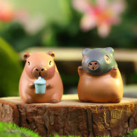 Figura De Acción De Capibara Cartoon En Caja Sorpresa Decoración Para Coche Y Escritorio Regalo De Cumpleaños Y Navidad Para Niños - details 5