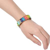Pulseras de 7 Chakras para Mujer con Piedras reales, pulsera de cuentos curativas de Cuero, joyería de Amistad Bohemia para hombres y Mujeres - details 2