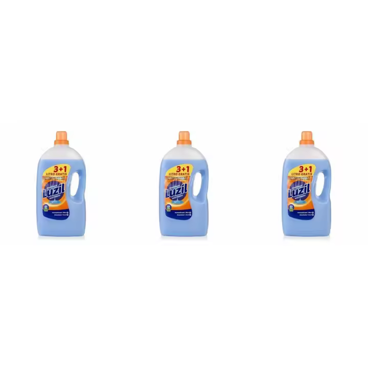 SUAVIZANTE LUZIL AZUL 3+1 LITRO GRATIS OFERTA PACK DE 3 - 1