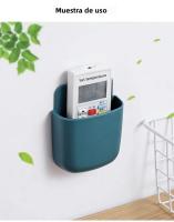Estante De Pared Para Almacenamiento Organizador De Teléfonos Móviles Y Control Remoto Para Aire Acondicionado Y TV - details 4