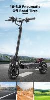 Scooter eléctrico plegable Halo Knight T104, Motor 1000W*2, Batería 52V 21Ah, velocidad máxima 65 km/h, alcance 45 km, IPX4, neumáticos off-road 10 pulgadas, freno de disco, ideal para el uso diario en la ciudad y actividades al aire libre - details 9