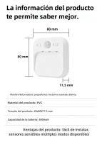 Lámpara Nocturna LED Con Sensor De Movimiento PIR Recargable USB Para Dormitorio Escaleras Pasillo Armario Armario Iluminación - details 13