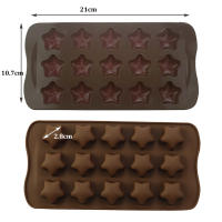 Molde De Galletas De Silicona 1Pcs Forma De Corazón Huevo Dinosaurio Estrella Hoja Y Robot Para Hornear Y Helados - details 9