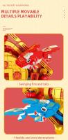 Bloques De Construcción Koi Moneda 486PCS Serie Estilo Chino Modelo MOC Juguete De Bloques Para Niños Y Adultos Regalos De Fiestas Creativo Adorno De Escritorio - details 2