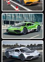 Coche De Deportes AMG ONE Escala 1:24 Modelo Juguetes Metálicos Con Ruedas Libres Simulación De Sonido Y Luz Regalo Para Niños Tamaño Aproximado 21*9*5CM - details 9