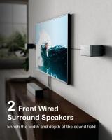 Barra de Sonido ULTIMEA Poseidon D80 7.1ch con Dolby Atmos, Potencia 460W, 3D Sonido Envolvente, Control por App, Barra Sonido TV con Subwoofer Inalámbrico y 4 Altavoces con Cable, Bluetooth 5.3, 6 Modos EQ - details 6