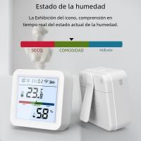 Sensor De Temperatura Y Humedad Inteligente ZigBee Tuya Con Pantalla LCD Iluminada Compatible Con Google Assistant Necesita Hub Tuya Zigbee - details 7