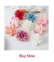 100pcs Flores Artificiales De Paeonia En Silicio Para Decoración De Hogar Jardín Bodas Festivales Arreglo De Bouquet DIY - details 0