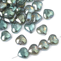 20pcs Perlas De Cristal De Pera Corazón Con Agujero Horizontal Para Manualidades Joyería Accesorios De Bricolaje Hechas a Mano Pendientes - details 12