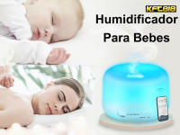 Humididiador ultrasónico de Aromatherapy With Mando a Distancia Y Luz LED para promotor El Sueño y humidificador El Aire - details 4