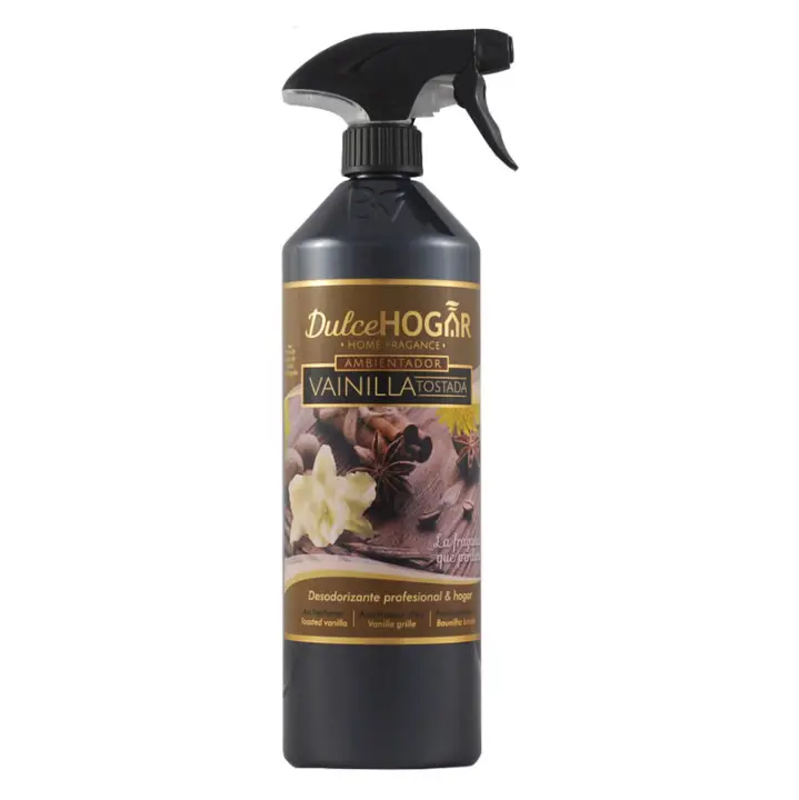 Ambientador en formato spray marca Dulce Hogar,  750mL Vainilla - Lavanda - Roble Viejo - Tabú - Flowerland - 1