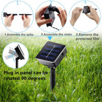 Luz De Cadena Solar LED Para Jardín Decoración Navideña Impermeable De 22m/12m Guirnalda De Fairy Para Bodas Y Festividades - details 9