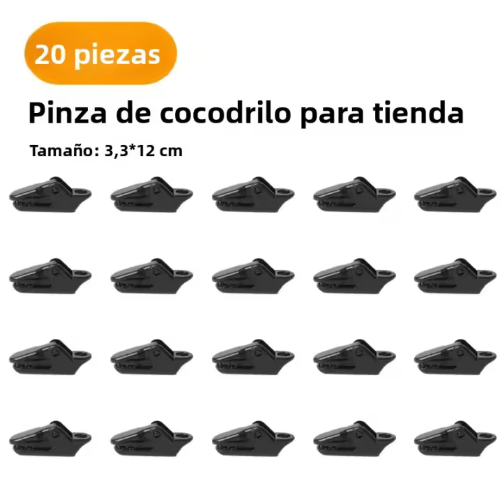 10/20/50 Clips De Sujeción Para Tienda De Campaña Anti-Viento Clip De Crocodilo Para Manto Exterior Accesorio De Tienda De Camping - 1
