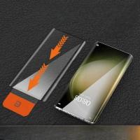 Película De Cerámica Premium Para Samsung Galaxy S23 Ultra Antipolvo Instalación Fácil Sin Vidrio Definición Alta Con Herramienta De Instalación Automática - details 2