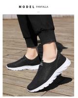 Zapatos De Vulcanización Para Hombre Zapatillas Transpirables Casual Antideslizantes Ligeros Tenis Masculino Sin Cierre Talla Verdadera - details 16