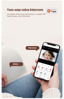 Cámara De Seguridad Para Bebé Con Visión Nocturna Infrarroja Y Control Remoto APP WiFi Monitoreo De Temperatura Y Ruido Cámara Inteligente Para El Hogar - details 9