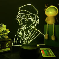 Lámpara LED 3D Anime Bungo Stray Dogs Luz Nocturna Figura Ranpo Para Decoración De Habitación Regalo De Cumpleaños Iluminación Para La Pared - details 4