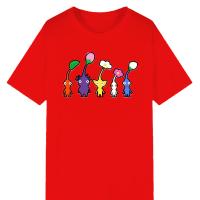 Camiseta Kawaii Pikmin Para Hombre Camiseta Harajuku Divertida Con Dibujos Animados Gráficos Transpirable Y Cómoda Para Verano Talla Oversize - details 8