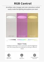 Zemismart Bombilla LED Inteligente WiFi RGBCW Redonda 9W 12W 15W Certificada Matter Control Remoto Homekit Alexa Google Home Smartthings App Para El Hogar - details 3