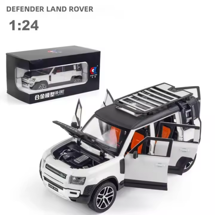 Land Rover Defender 1:24 SUV Coche De Juguete De Aleación Metálica Modelo De Simulación Para Colección Regalo Para Niños - 1