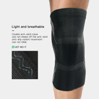 1Pc Protección De Rodilla En Tela Tejida De Nylon Para Deportes Running Ciclismo Baloncesto Saltar Cordón Calentador Antigolpes Y Protección Contra El Frío - details 3