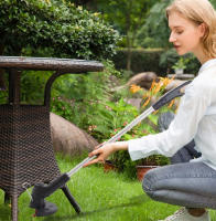 Cortacésped Portátil Inalámbrico Con Batería De Litio Para Jardín Trimmer De Hierba Herramienta De Jardinería Para El Hogar Eliminador De Malas Hierbas - details 7