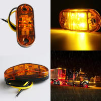 Lámparas De Indicador De Lateral 4 LED 12V-24V Ovaladas Para Camiones Autobuses Y Caravanas Luz De Claridad Para Freno Delantero Y Trasero Accesorio De Vehículo - details 10