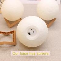 Lámpara De Luna LED 8cm Luz Nocturna Con Base Regalo Para Niños Decoración Para Dormitorio Luz Nocturna Con Estrellas - details 2