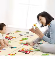 Alfombra De Juego Para Bebés Plegable Y Impermeable Reversible Y Versátil Perfecta Para El Suelo Ideal Para Bebés Y Pequeños - details 2