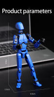 Robot Shapeshift Múltiples Articulaciones 3D Imprimido Muñeco Insignia Juguetes Figuras De Acción Para Niños Y Adultos Juegos Parent-Child Regalos - details 4