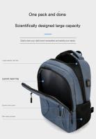 Mochila Impermeable Para Hombres Ultra Ligera Con Capacidad Para Portátil De 15.6 Pulgadas Estilo Casual Con Flecos Reflectantes Bolsa De Espalda Para Libros - details 5
