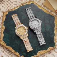 Reloj De Cuarzo Para Mujer Marca Popular Moda Casual Pulsera De Acero Inoxidable Con Marcadores Arábigos Resistente Al Agua - details 0