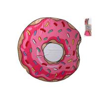 Toalla de playa piscina redonda en forma de donut diámetro 150 cm ，La Manta De Playa ，Toalla de ducha redonda, Color rosa , Toalla gigante diseño de donut 150 cm - details 4