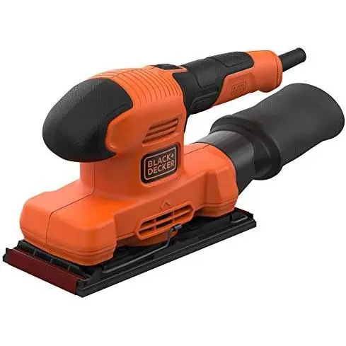 BLACK+DECKER BEW220-QS Lijadora Orbital 150W 14000 RPM 2mm Órbita Bolsa Extracción - 1