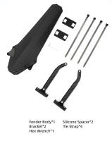RRSKIT Guardabarros Para Bicicleta Desmontable Protector De Barro De Plástico Suave Resistente Para Bicicleta Accesorios De Rueda Delantera Y Trasera - details 7
