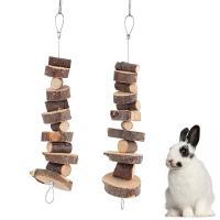 Juguete Masticable Para Conejos Y Hamsters Hecho De Madera Natural Para Moler Los Dientes De Animales Pequeños Como Guineapicos Y Sapos - details 2