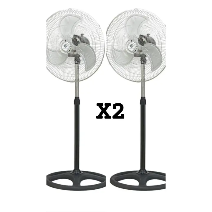 VENTILADORES FAMILY CARE - 2 UNIDADES - POTENCIA 80W - ASPAS METALICAS - ALTURA REGULABLE - 3 VELOCIDADES - DIAMETRO 46 CM  - MODELO FCVT0016 - VENTILADOR - 1