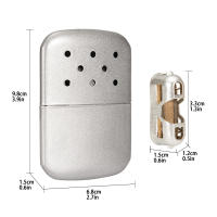 Mini Calentador De Mano Portátil Para Exteriores Con Bolsa Para Pesca Camping Caminar Invierno Acrílico Y Metal No Disponible Con Ignición - details 5