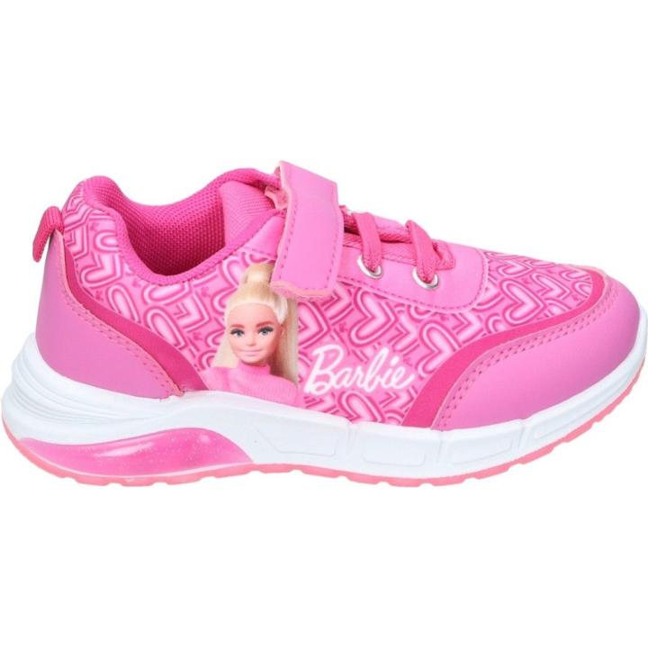 LEOMIL | Zapatillas de Barbie para Niña – Deportivas en Color Rosa con Diseño de Barbie – Sneaker con Cordones y Velcro – Máximo Ajuste – Cómodas – Alta Calidad – Modelo BA002655