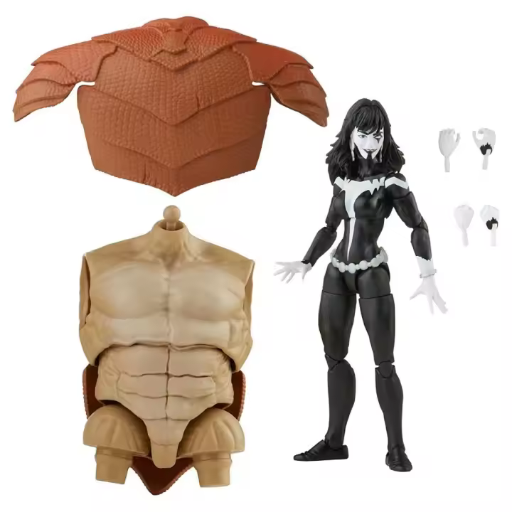 Figura Marvel's Shriek Legends Series Hasbro con partes para montar a Armadillo - 1