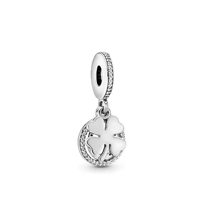Charm Colgante Herradura DE LA Sierte 799157 C01 Mujer Plata-Buena Sierte, Viene con El embalaje de Caja de Giunte original. - 1