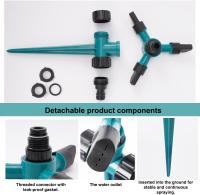 Riega Jardín Automático 360 Grados Rotativo Para Riego Agrícola Sprinkler De Agua Eficiente Y Moderno Sin Químicos Originales En China - details 12