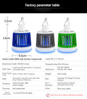 Lámpara Portátil Con Control Remoto Y Luz UV Para Eliminar Mosquitos Resistente Al Agua LED Para Exteriores Y Camping - details 3