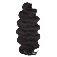 Extensiones De Cabello Sintético Body Deep Wave Ombre Rubio Plateado 24 Pulgadas Rizado Agua Ondulado Tejido Crochet Para Crear Coletas Para Negras - details 4
