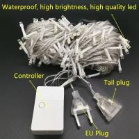 Luces LED De 10M/20M Con Enchufe EU Para Exterior Decoración Navideña Y Bodas Fiesta Y Año Nuevo Luces De Calle Para Jardín Y Casa - details 5
